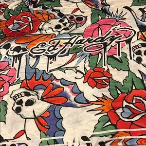 Ed Hardy Multicolor Graphic Scarf